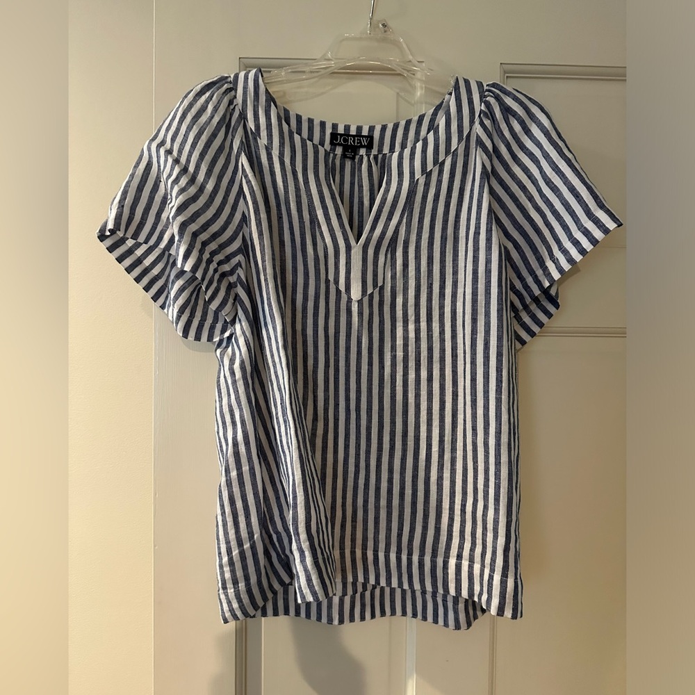 J. Crew Linen Tunic (size small)